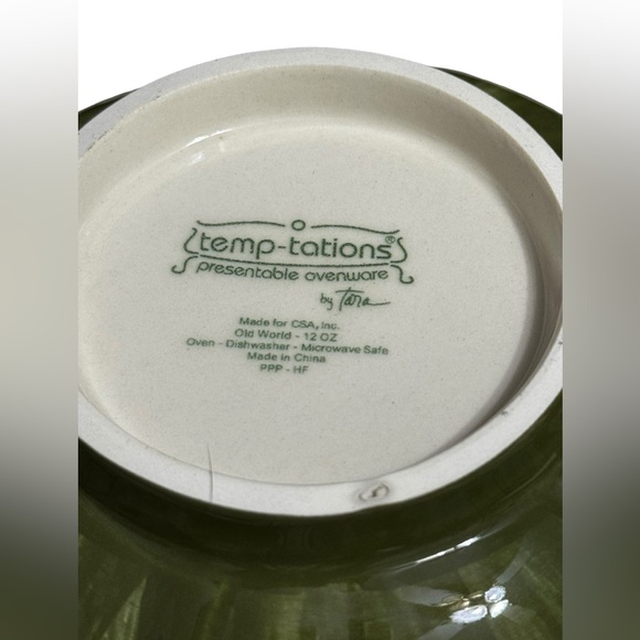 Set of 4 Tara Temp-Tations Sunflower Old World 12oz Flower Bowls/Ovenware - Picture 9 of 11